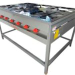 Cocina Industrial 6 platos con gas