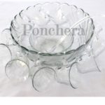 Ponchera de vidrio