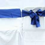 Silla plegable + funda + lazo azul